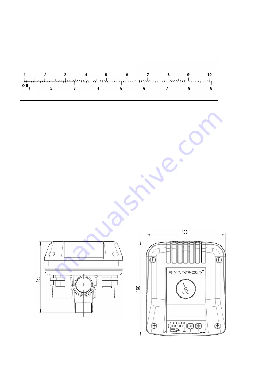 Xylem HYDROVAR Watercooled Installation And Operating Instructions Manual Download Page 16