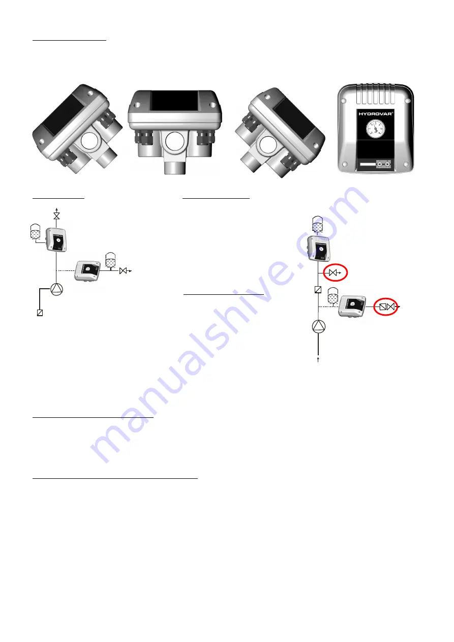 Xylem HYDROVAR Watercooled Installation And Operating Instructions Manual Download Page 60