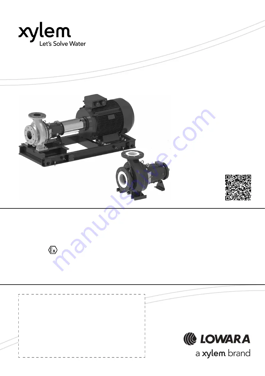 Xylem Lowara e-IXP Additional Installation, Operation And Maintenance Instructions Download Page 1