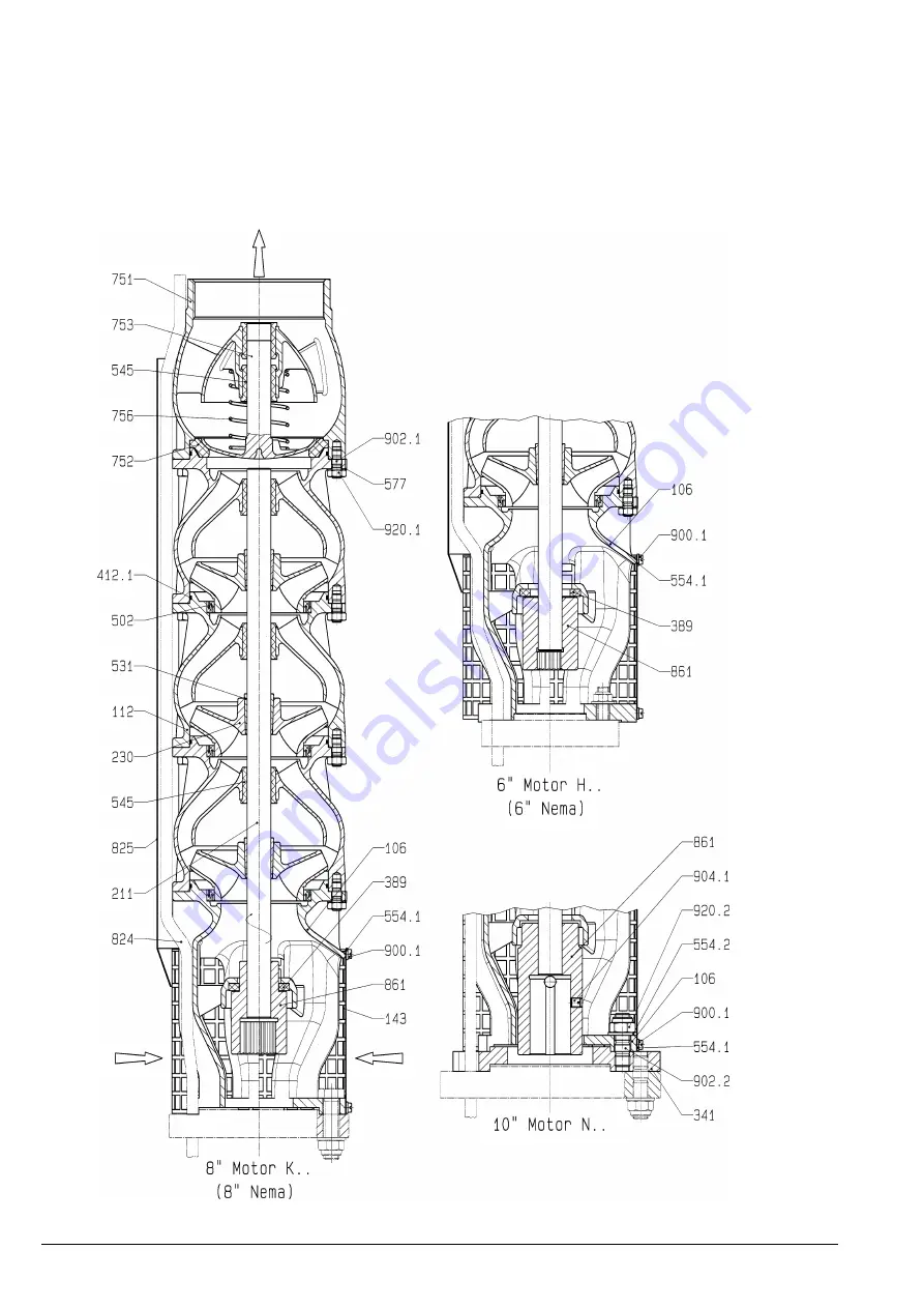 Xylem Lowara Z8 Series Скачать руководство пользователя страница 74