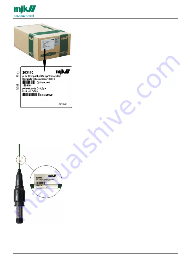 Xylem MJK pHix Compact Manual Download Page 8