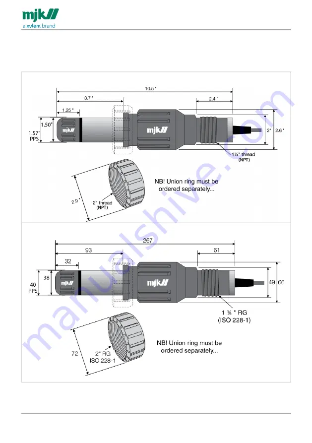 Xylem MJK pHix Compact Manual Download Page 35