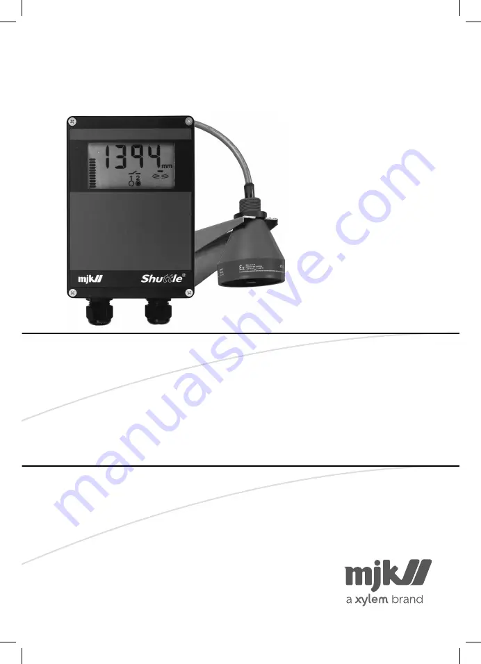 Xylem MJK Shuttle Manual Download Page 1