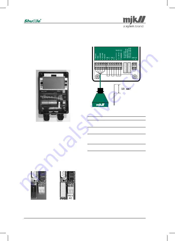 Xylem MJK Shuttle Manual Download Page 9