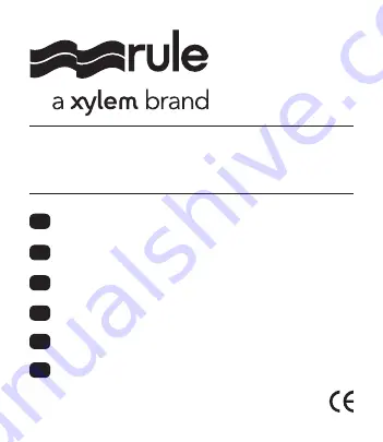 Xylem Rule 02 Скачать руководство пользователя страница 1