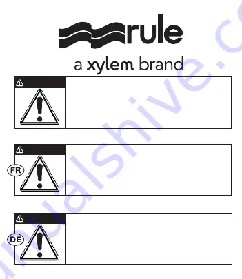 Xylem Rule Mate Скачать руководство пользователя страница 2