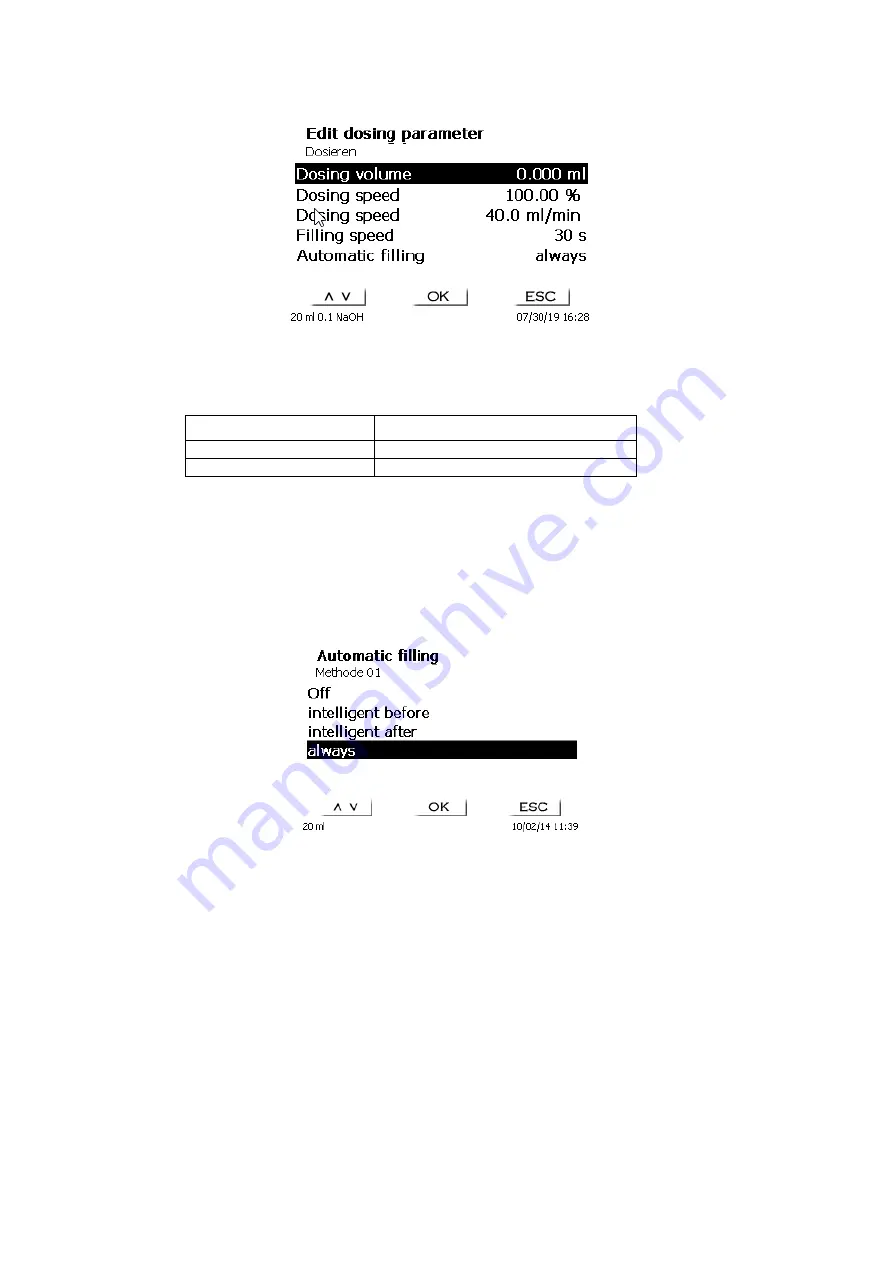 Xylem SI Analytics TitroLine 5000 Operating Manual Download Page 54