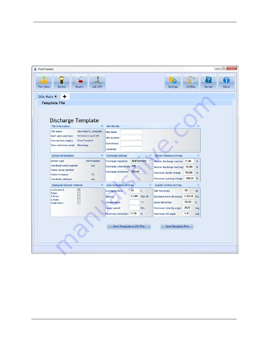 Xylem SonTek FlowTracker2 User Manual Download Page 262