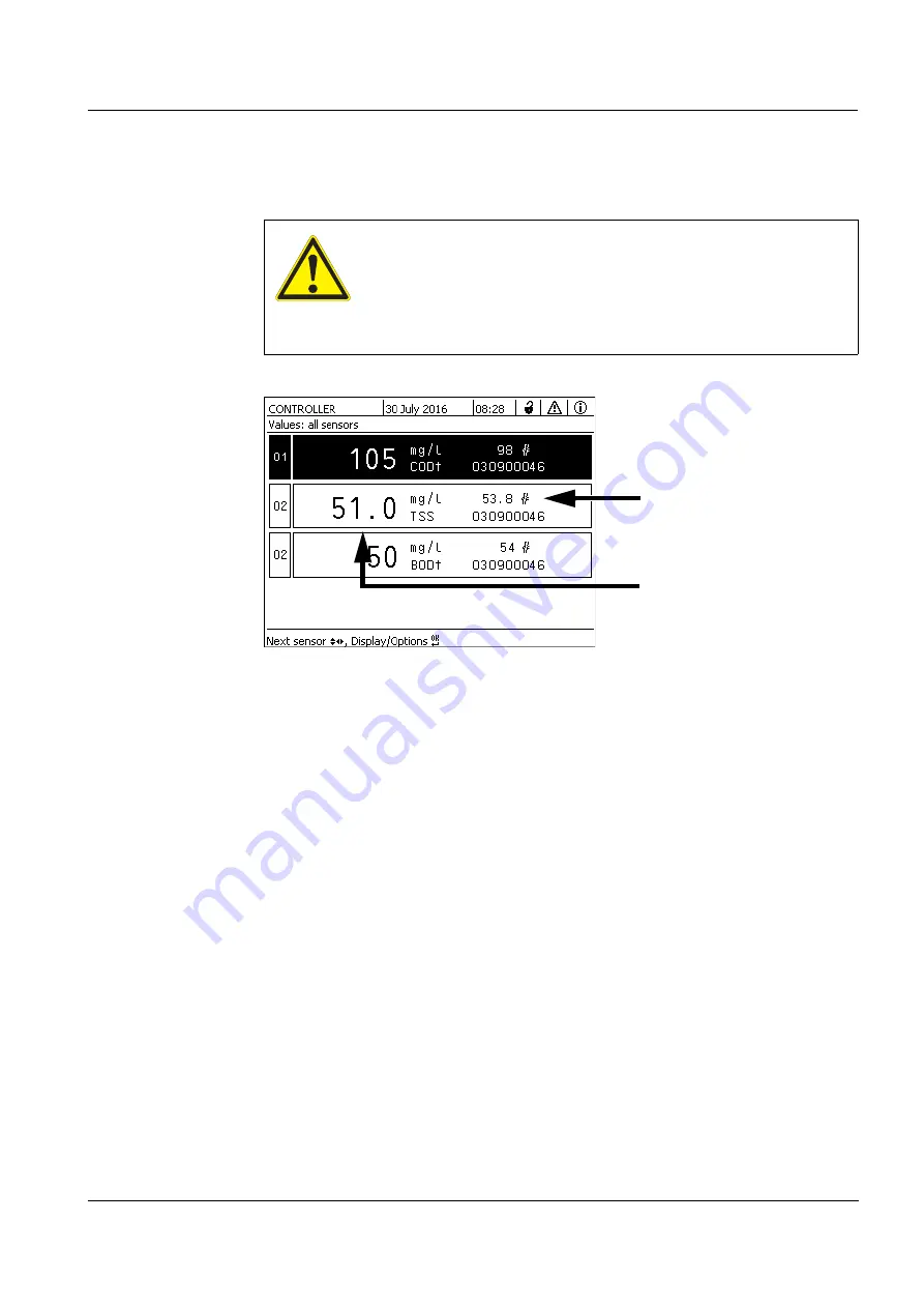 Xylem wtw CarboVis 701 IQ TS Operating Manual Download Page 25