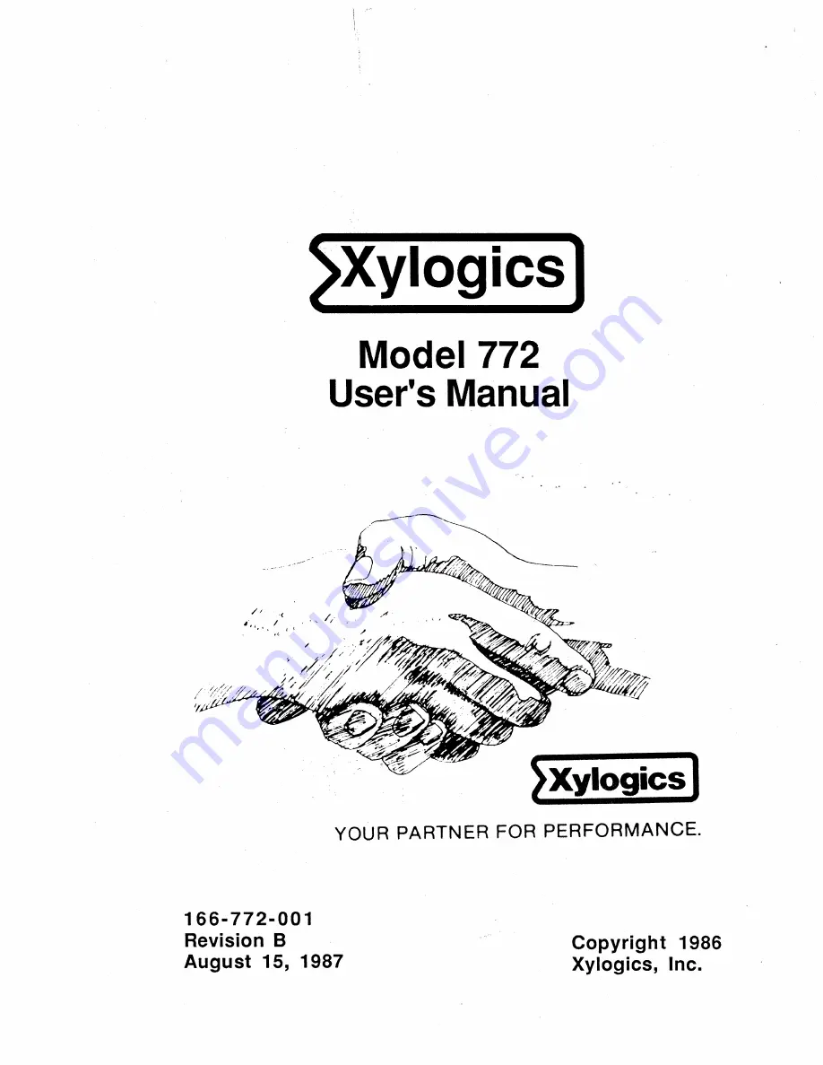 Xylogics 772 User Manual Download Page 1