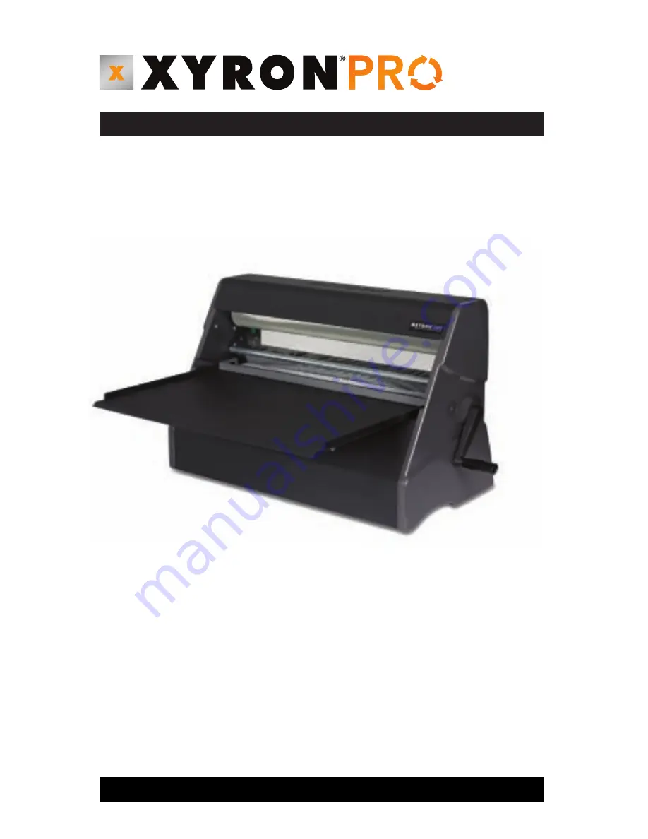 Xyron XM2500 User Manual Download Page 1