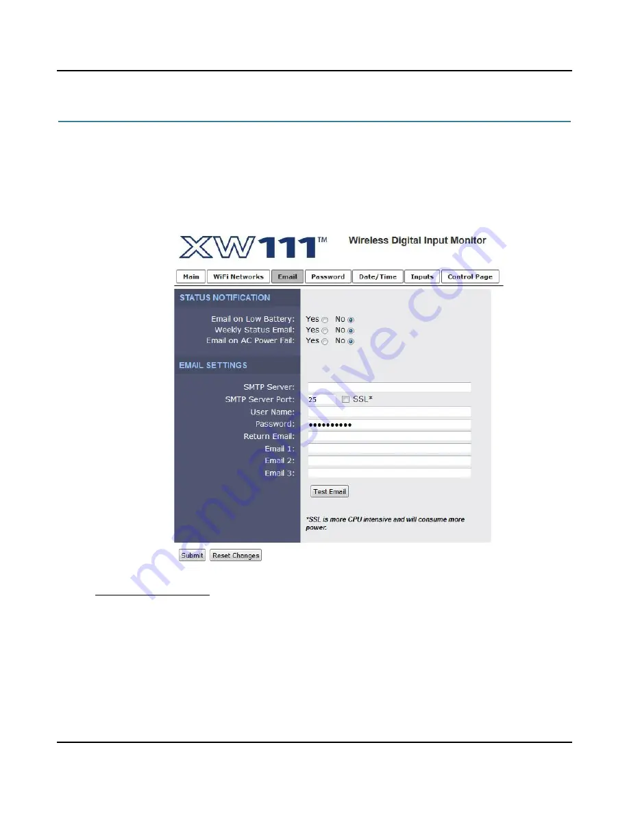 Xytronix Research & Design CONTROL BY WEB XW-111 User Manual Download Page 19