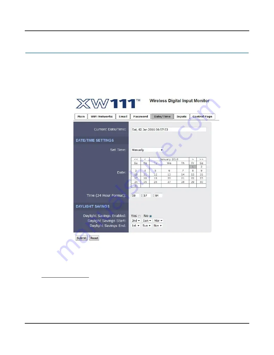 Xytronix Research & Design CONTROL BY WEB XW-111 User Manual Download Page 25