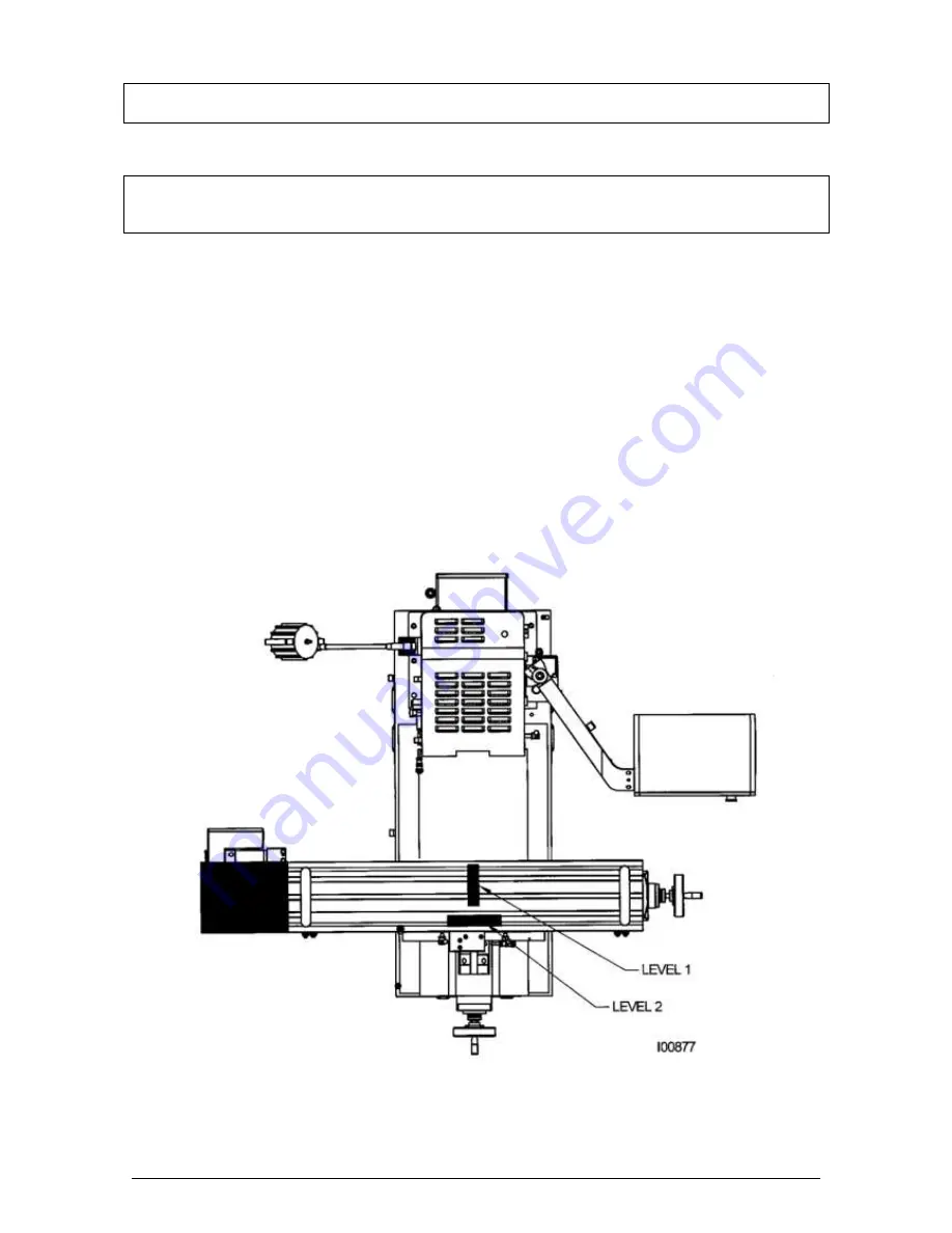 XYZ Machine Tools SMX 2500 Safety, Installation, Maintenance, Service & Parts List Manual Download Page 22