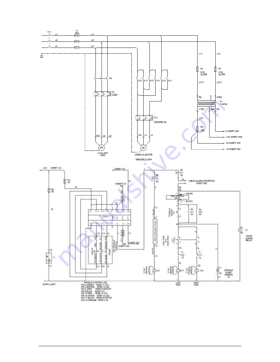 XYZ Machine Tools SMX 2500 Скачать руководство пользователя страница 60