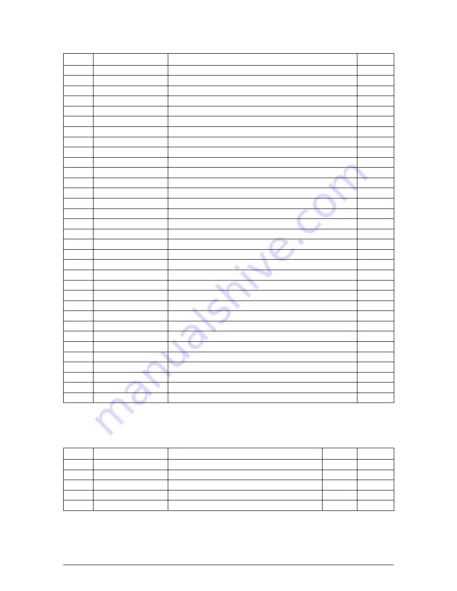 XYZ Machine Tools SMX 2500 Safety, Installation, Maintenance, Service & Parts List Manual Download Page 72