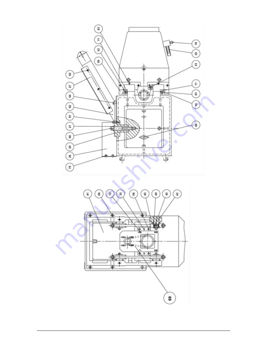 XYZ Machine Tools SMX 2500 Safety, Installation, Maintenance, Service & Parts List Manual Download Page 99