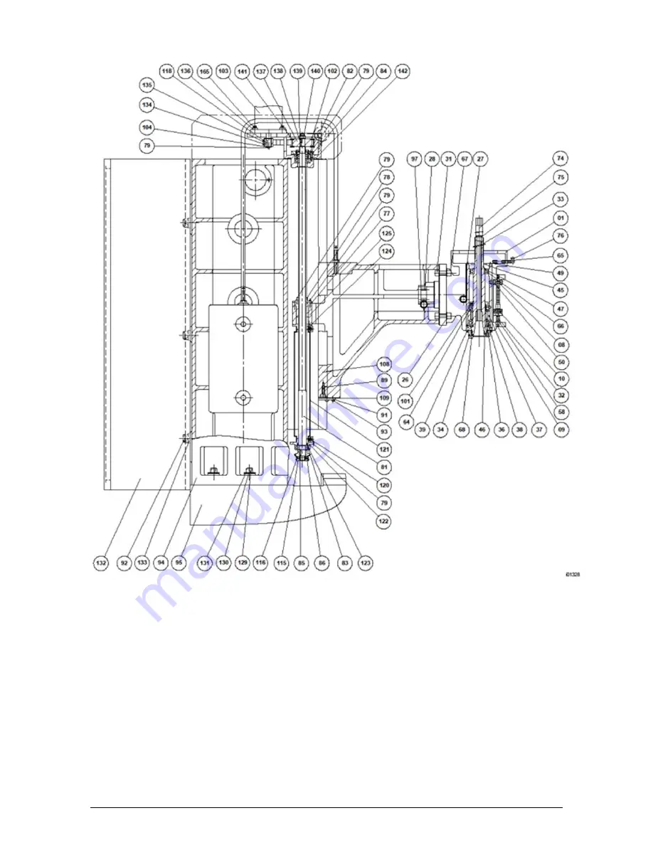 XYZ Machine Tools SMX 2500 Safety, Installation, Maintenance, Service & Parts List Manual Download Page 102