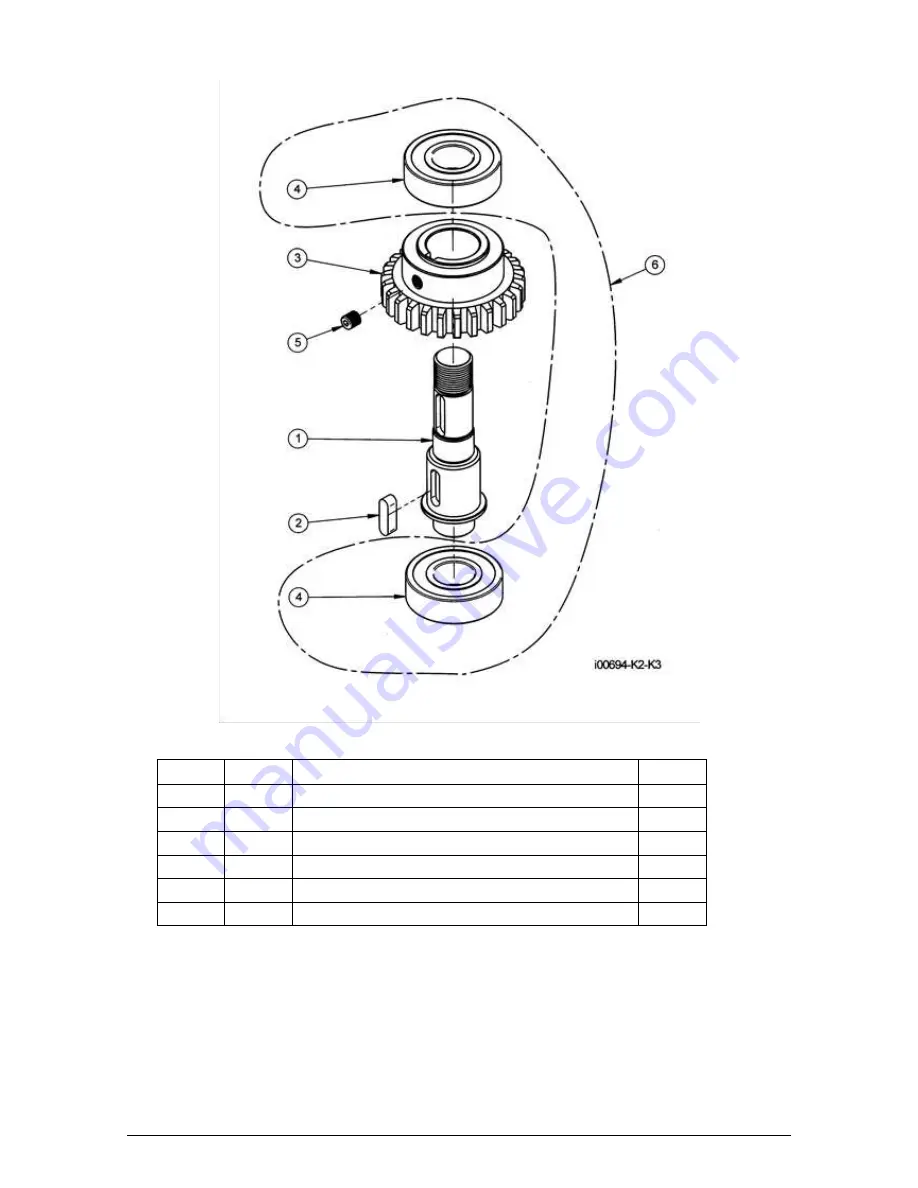 XYZ Machine Tools SMX 2500 Safety, Installation, Maintenance, Service & Parts List Manual Download Page 132