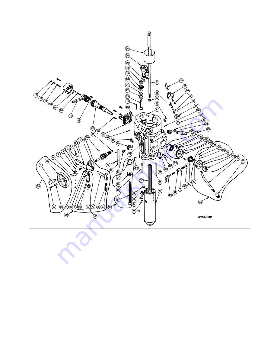 XYZ Machine Tools SMX 2500 Safety, Installation, Maintenance, Service & Parts List Manual Download Page 139