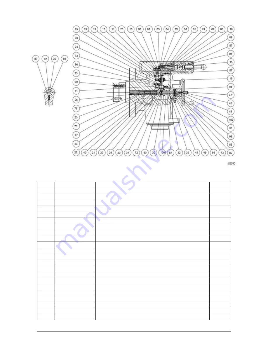 XYZ Machine Tools SMX 2500 Safety, Installation, Maintenance, Service & Parts List Manual Download Page 160