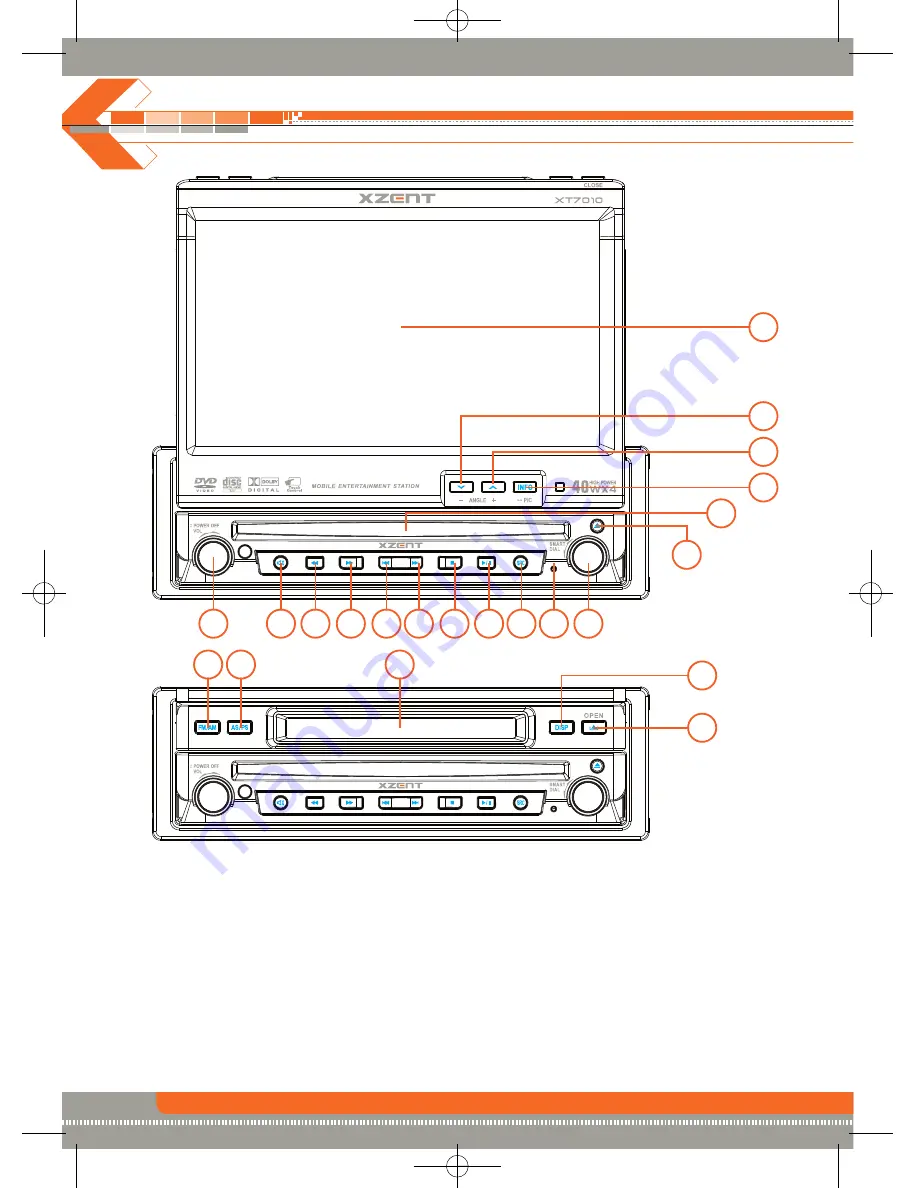 XZENT xt7010 Скачать руководство пользователя страница 40