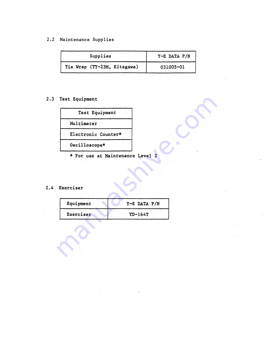 Y-E Data YD-380 Maintenance Manual Download Page 6