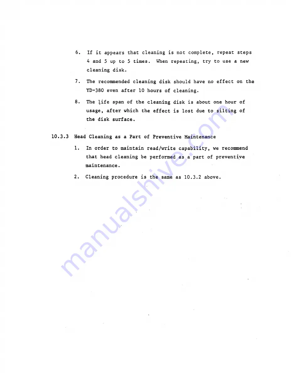 Y-E Data YD-380 Maintenance Manual Download Page 48