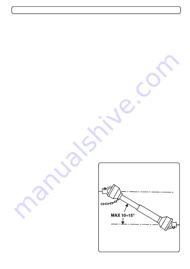 YABE 110+PTO Operating Instructions Manual Download Page 8