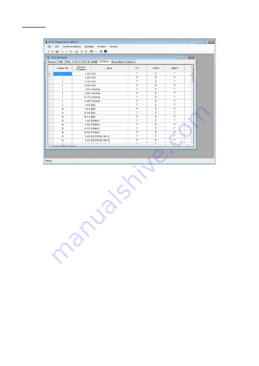 Yaesu ADMS-8 Operation Manual Download Page 32