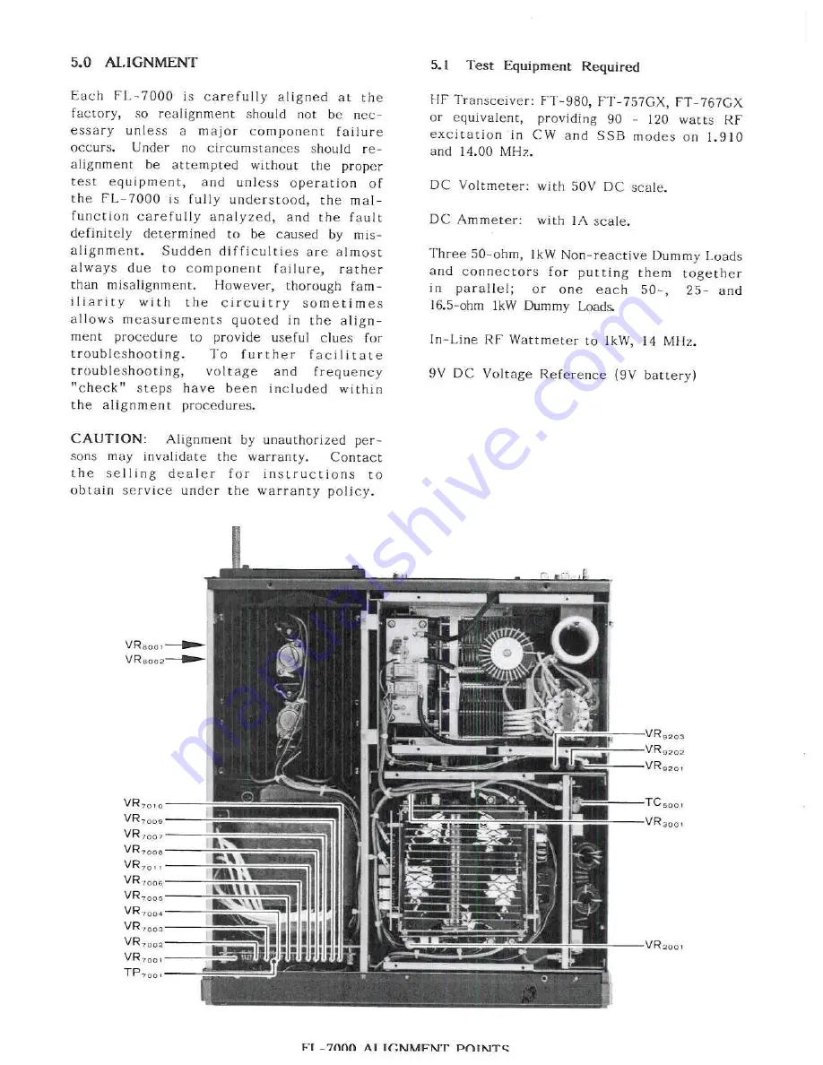 Yaesu FL-7000 Скачать руководство пользователя страница 16