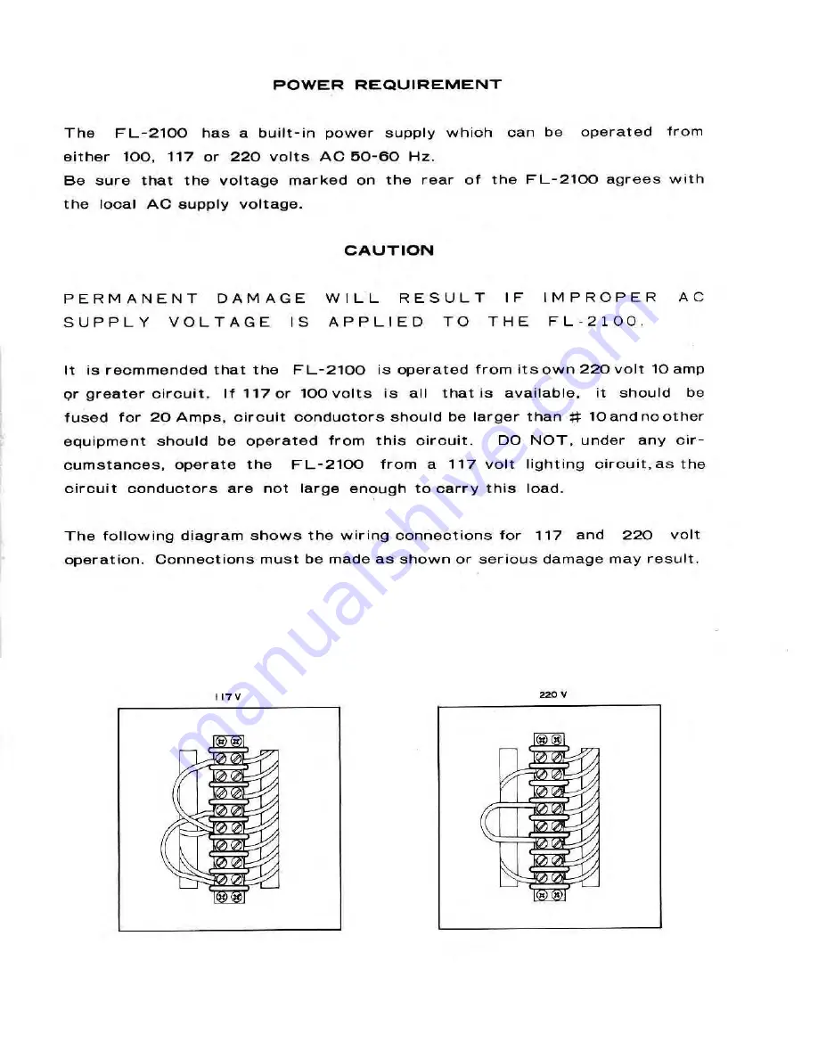 Yaesu FL2100 Скачать руководство пользователя страница 6