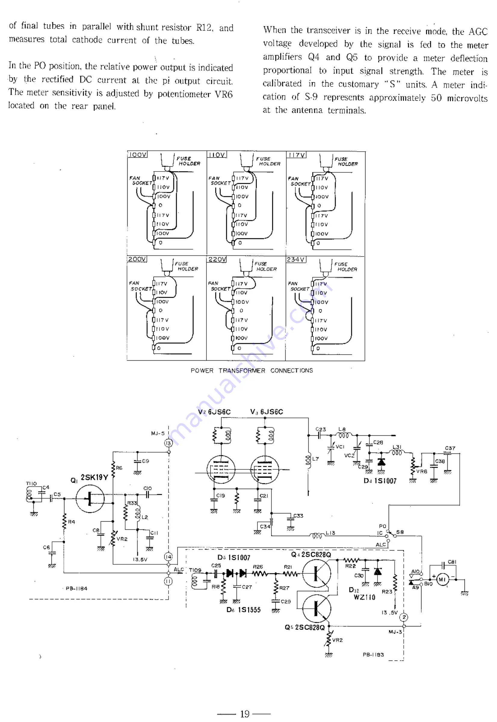 Yaesu FT-101B Скачать руководство пользователя страница 21