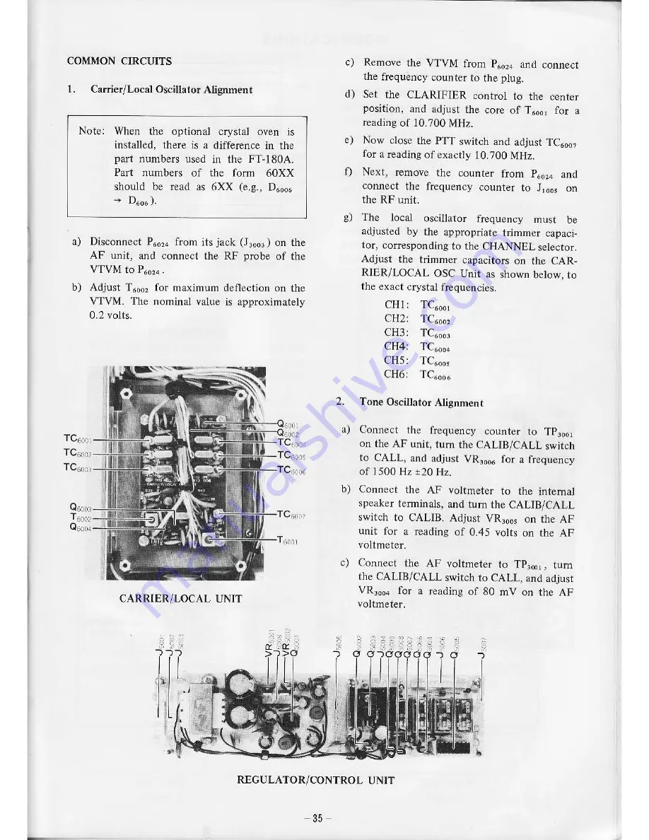 Yaesu FT-180A Скачать руководство пользователя страница 37