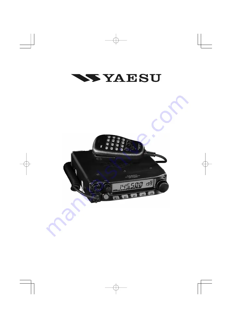 Yaesu FT-1900E Operating Manual Download Page 1