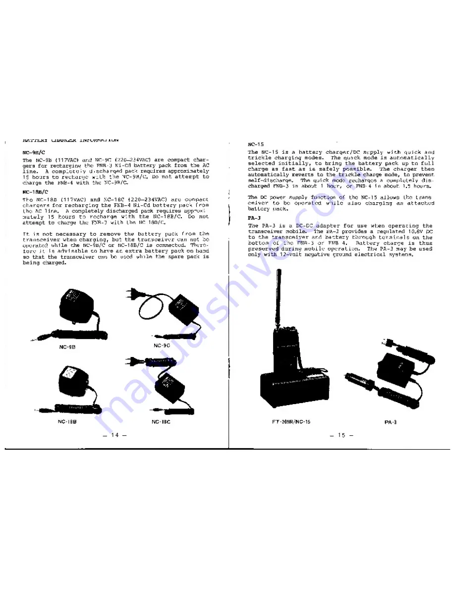 Yaesu FT-209R Operating Manual Download Page 9