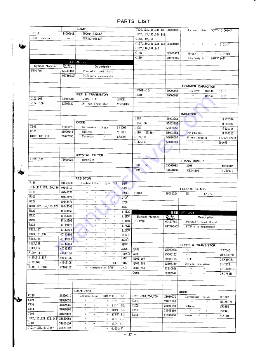 Yaesu FT-225RD Скачать руководство пользователя страница 38