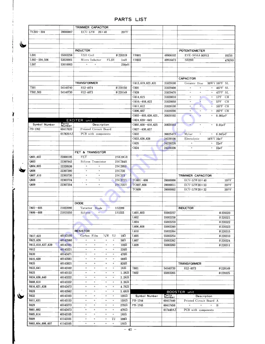 Yaesu FT-225RD Скачать руководство пользователя страница 42