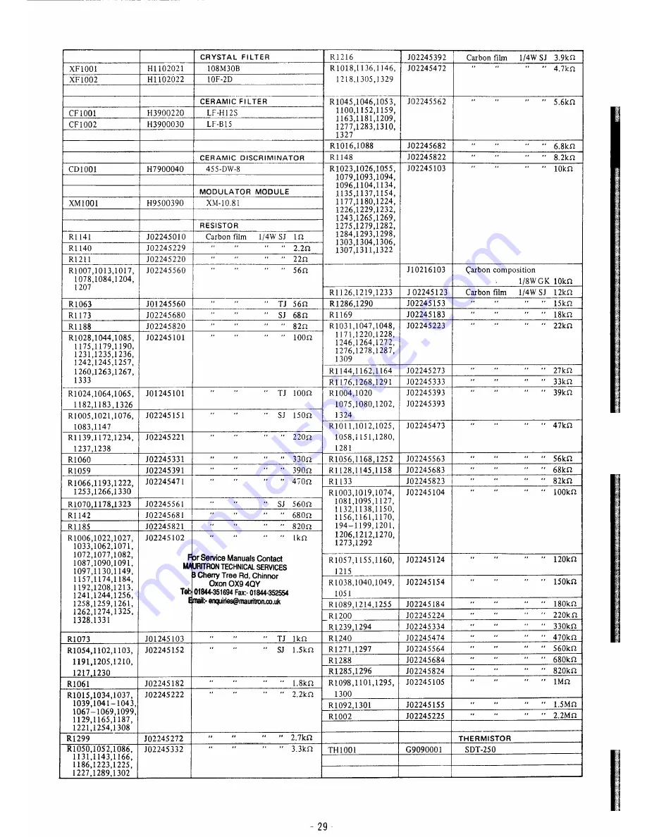 Yaesu FT-480R Скачать руководство пользователя страница 31