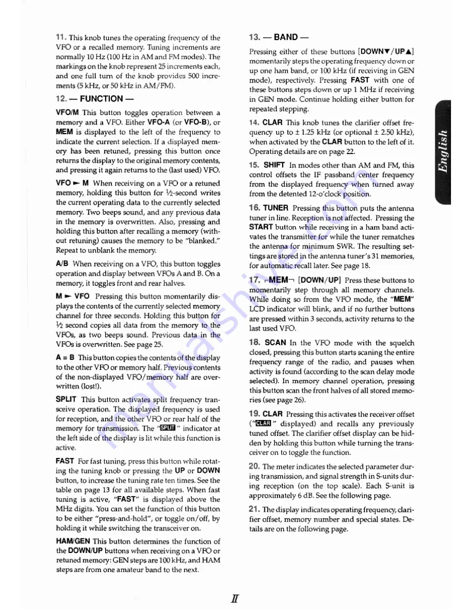 Yaesu FT-840 Operating Manual Download Page 3