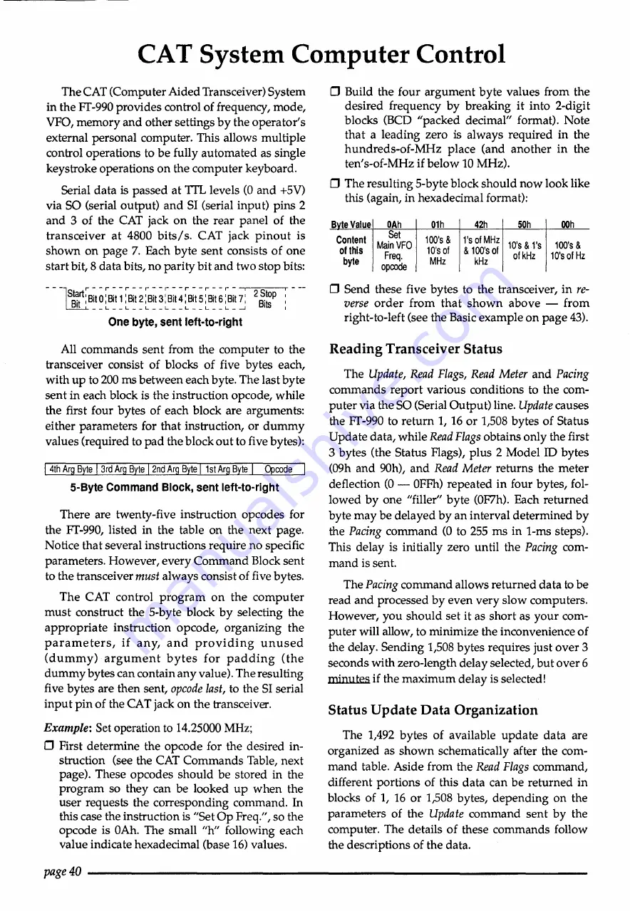 Yaesu FT-990 Operating Manual Download Page 41