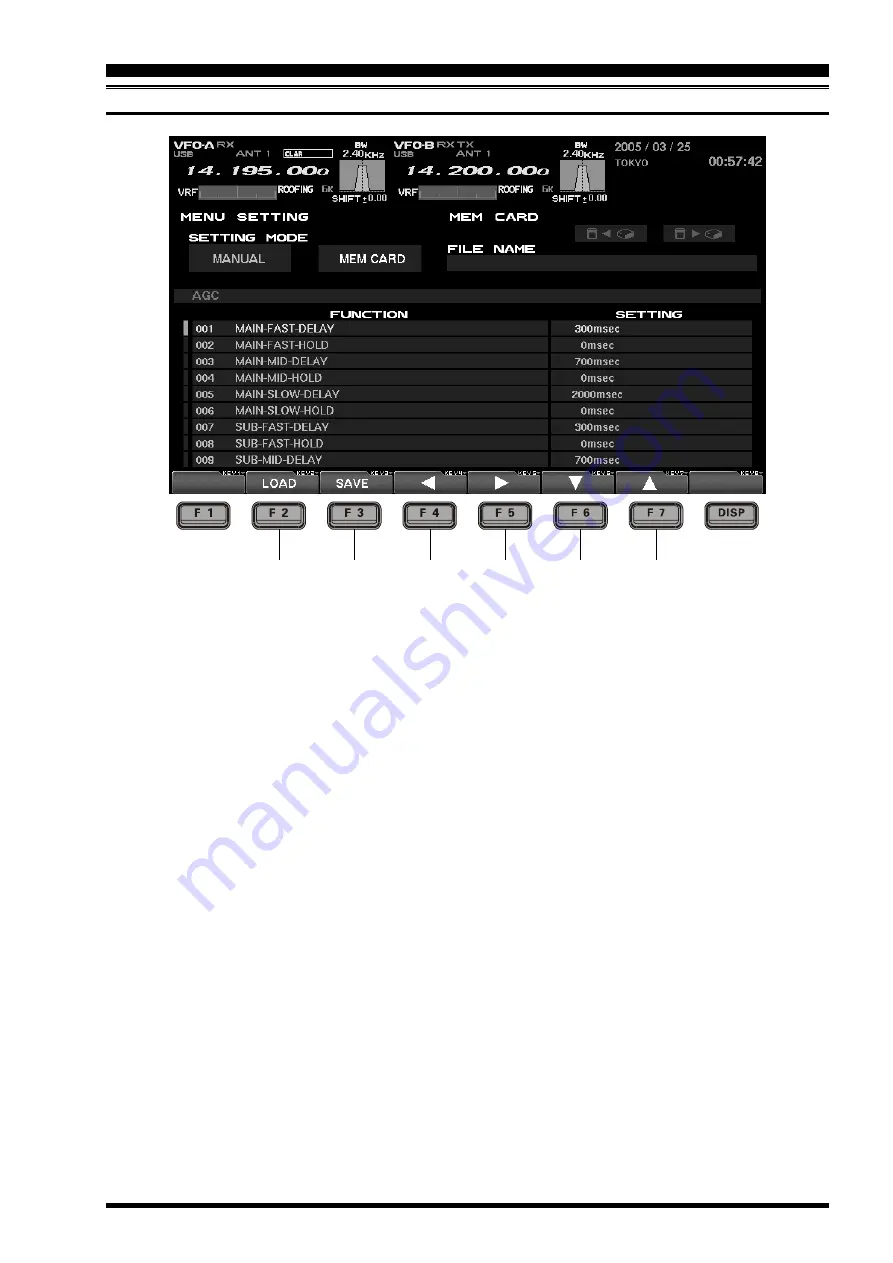 Yaesu FT DX 9000D TFT Скачать руководство пользователя страница 45