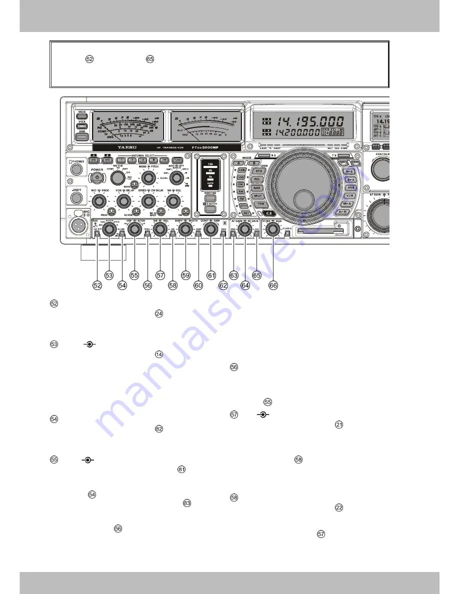 Yaesu FT DX 9000MP CONTEST - DATA MANAGEMENT OPERATION Operation Manual Download Page 30