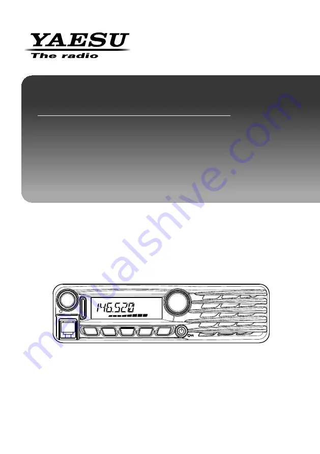 Yaesu FTM-3100R Operating Manual Download Page 1