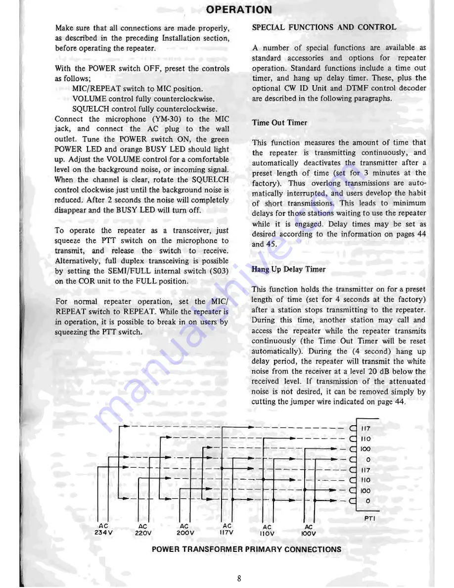 Yaesu FTR-710A Instruction Manual Download Page 10