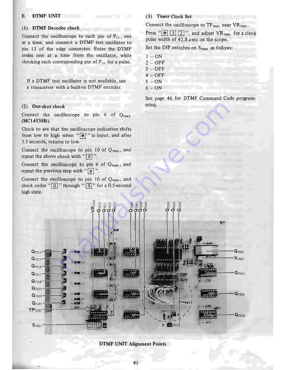 Yaesu FTR-710A Скачать руководство пользователя страница 43