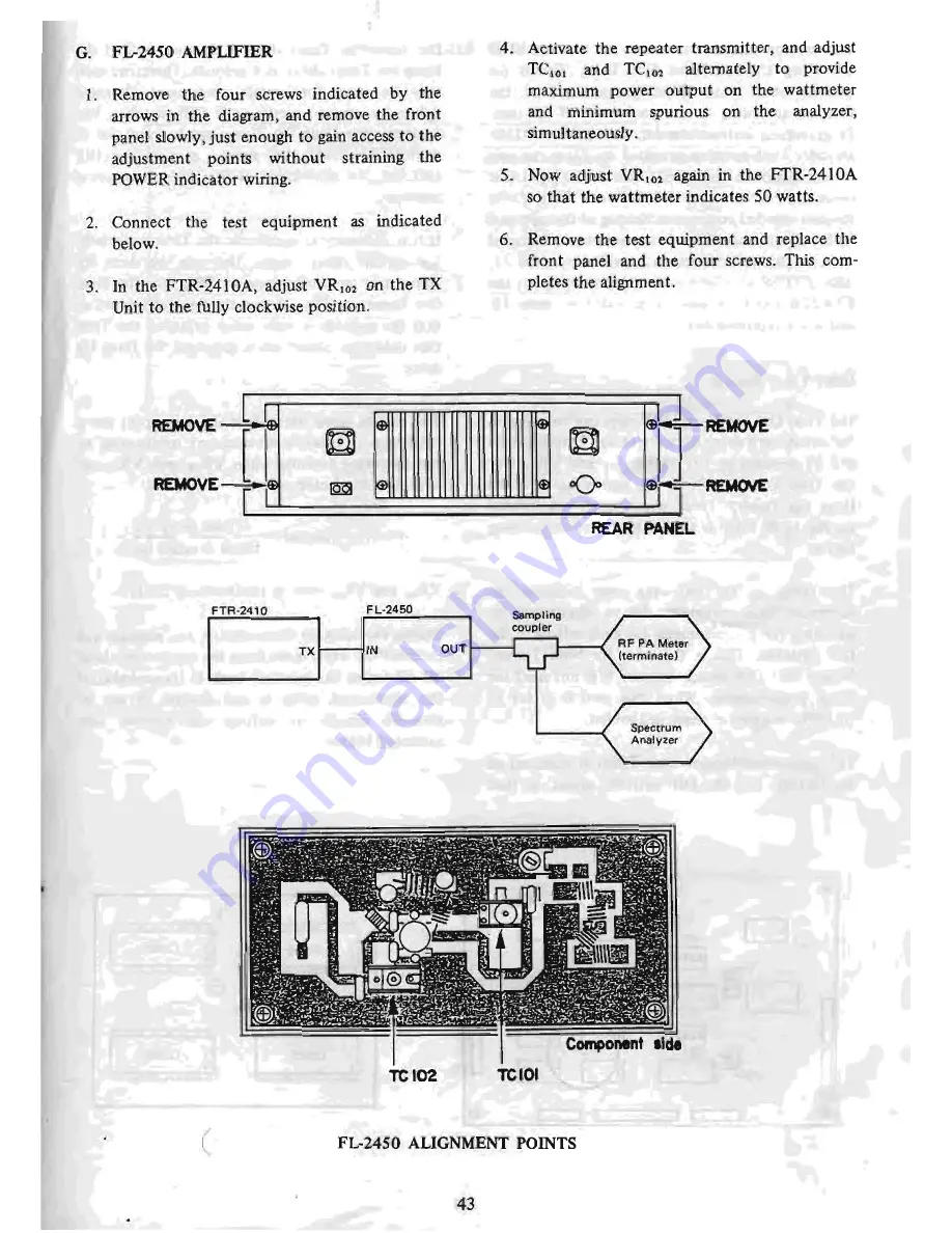 Yaesu FTR-710A Скачать руководство пользователя страница 45