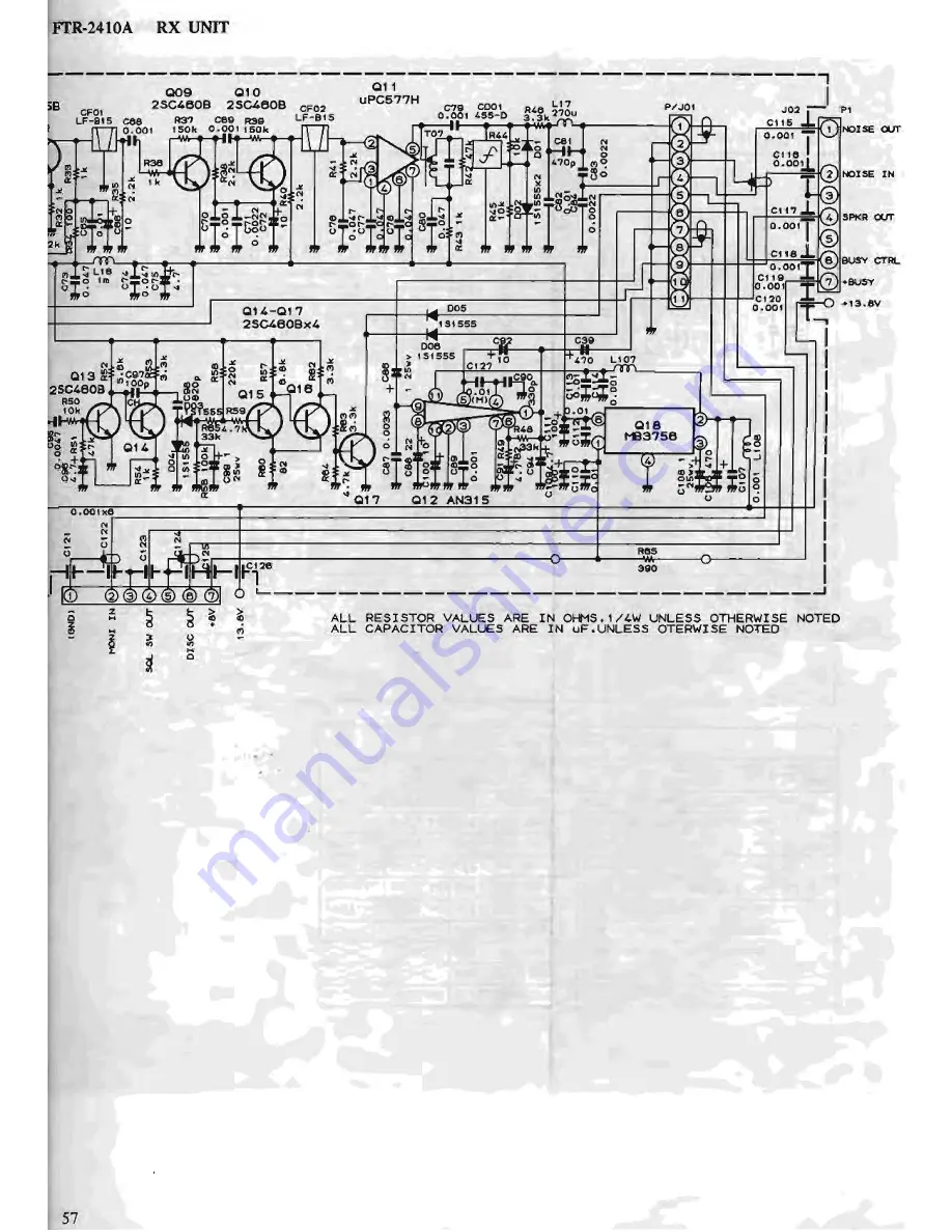 Yaesu FTR-710A Скачать руководство пользователя страница 70