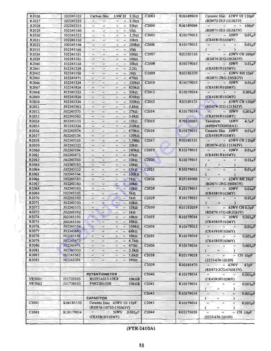 Yaesu FTR-710A Скачать руководство пользователя страница 114