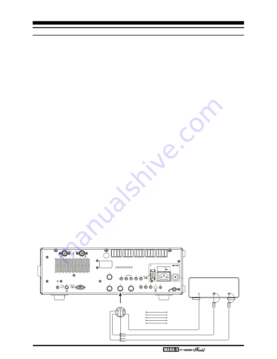 Yaesu MARK-V FT-100MP Operating Manual Download Page 18